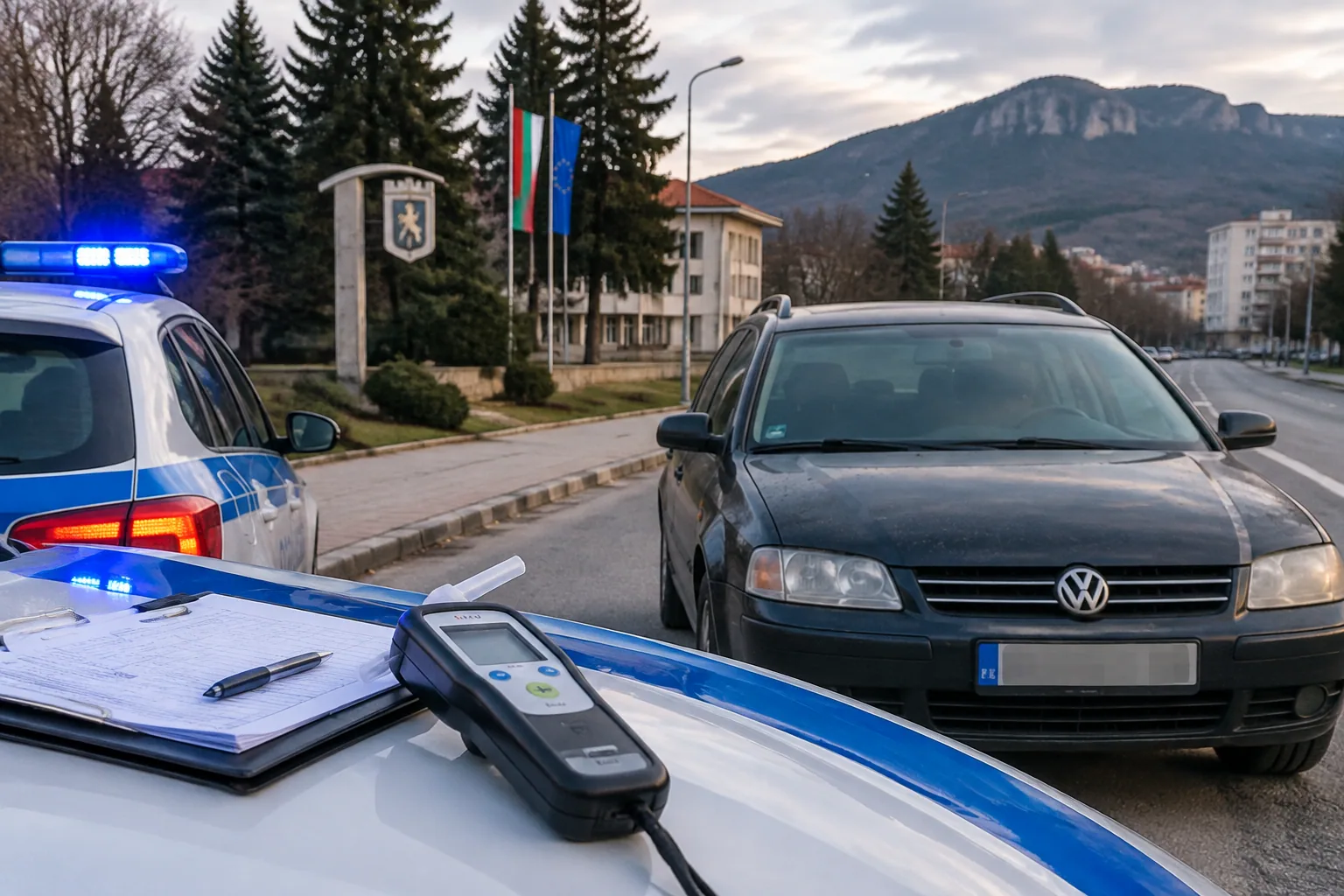 Полицията в Бойчиновци хвана шофьор с 1,30 промила