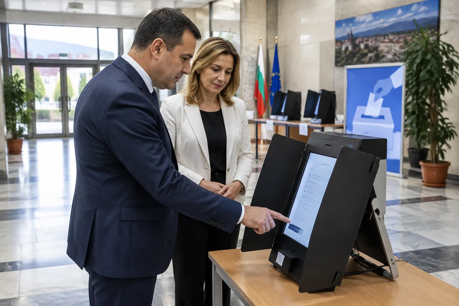 Зам.-областният управител на Монтана показа машинното гласуване
