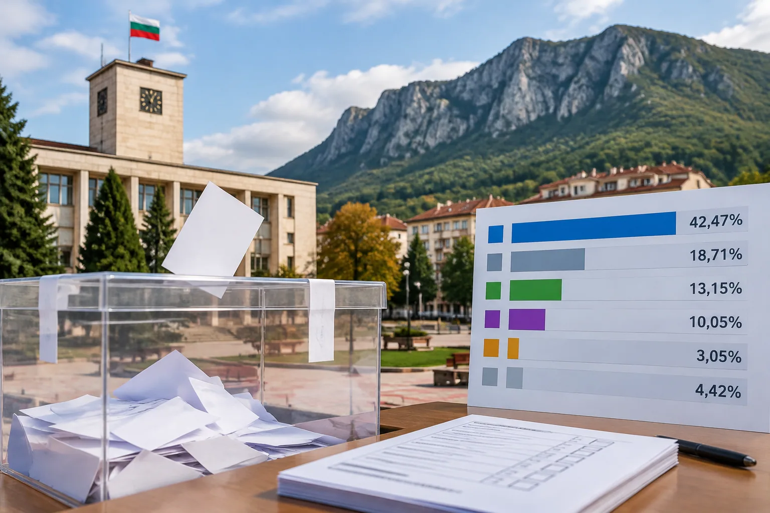 Йотова и Вълчев печелят във Враца с 42,47%