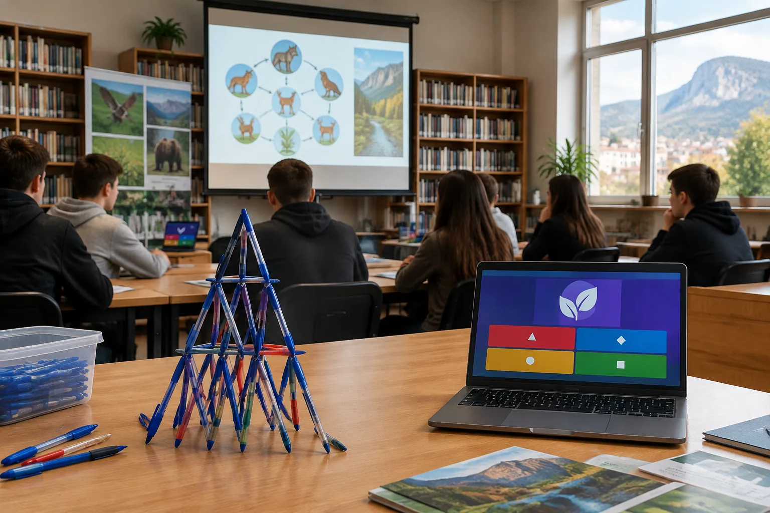 Деветокласници във Враца учиха екосистеми с Kahoot
