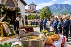 Челопек отбеляза Димитровден с литургия и курбан