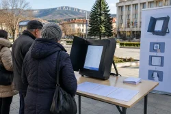 Мездра изнесе машината навън и обучението потръгна